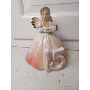 Josef Originals 15 Birthday Girl Brown Eyes Figurine Applause Vintage